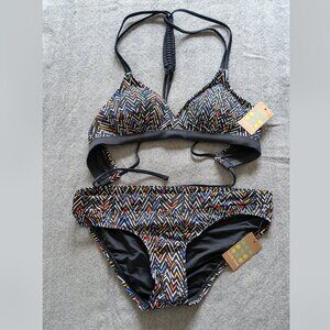Title Nine Bikini Bodega size S, NEW, 2pieces, BLK mixed colors
